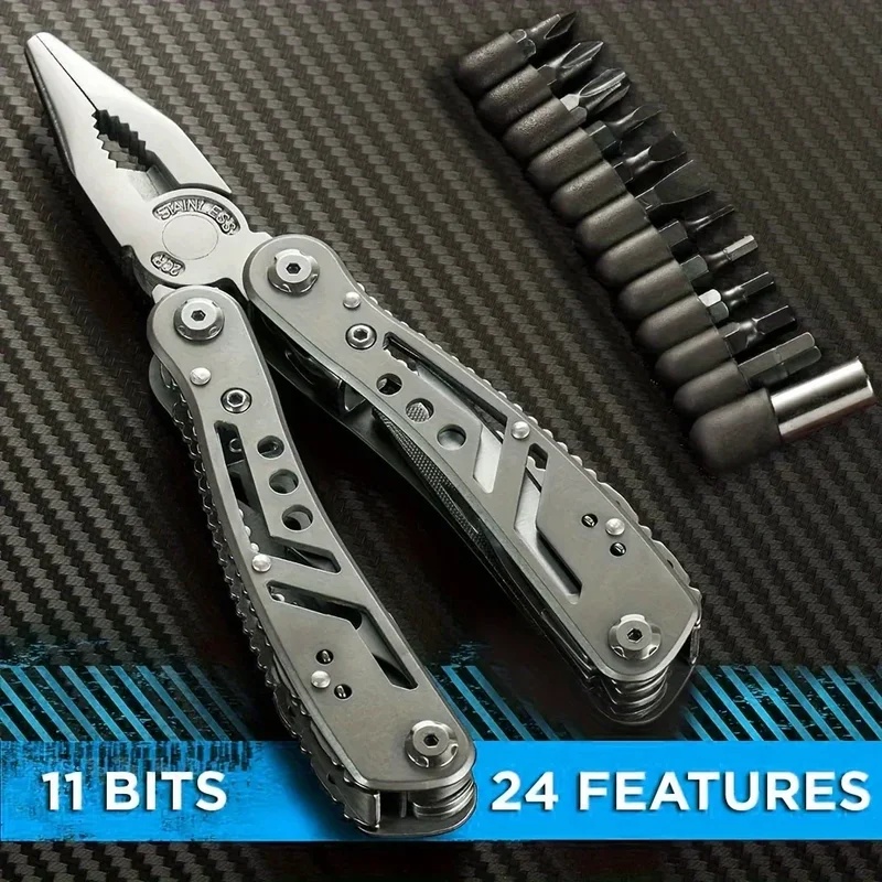 Camping Knife Multi-Tool - 24in1 Multitool All In One Multi