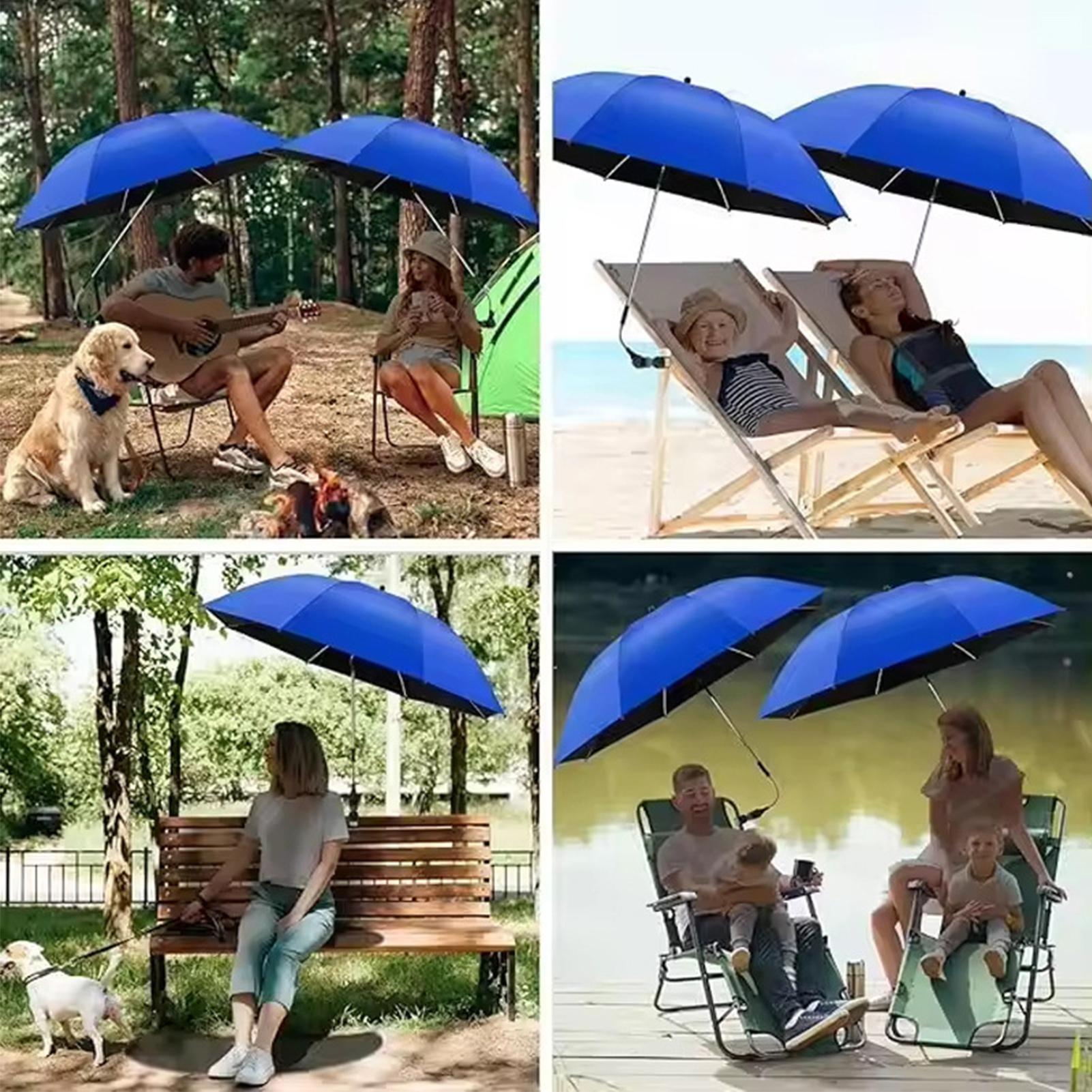 Outdoor Camping Canopy - 360 Adjustable Beach sun umbrella Folding