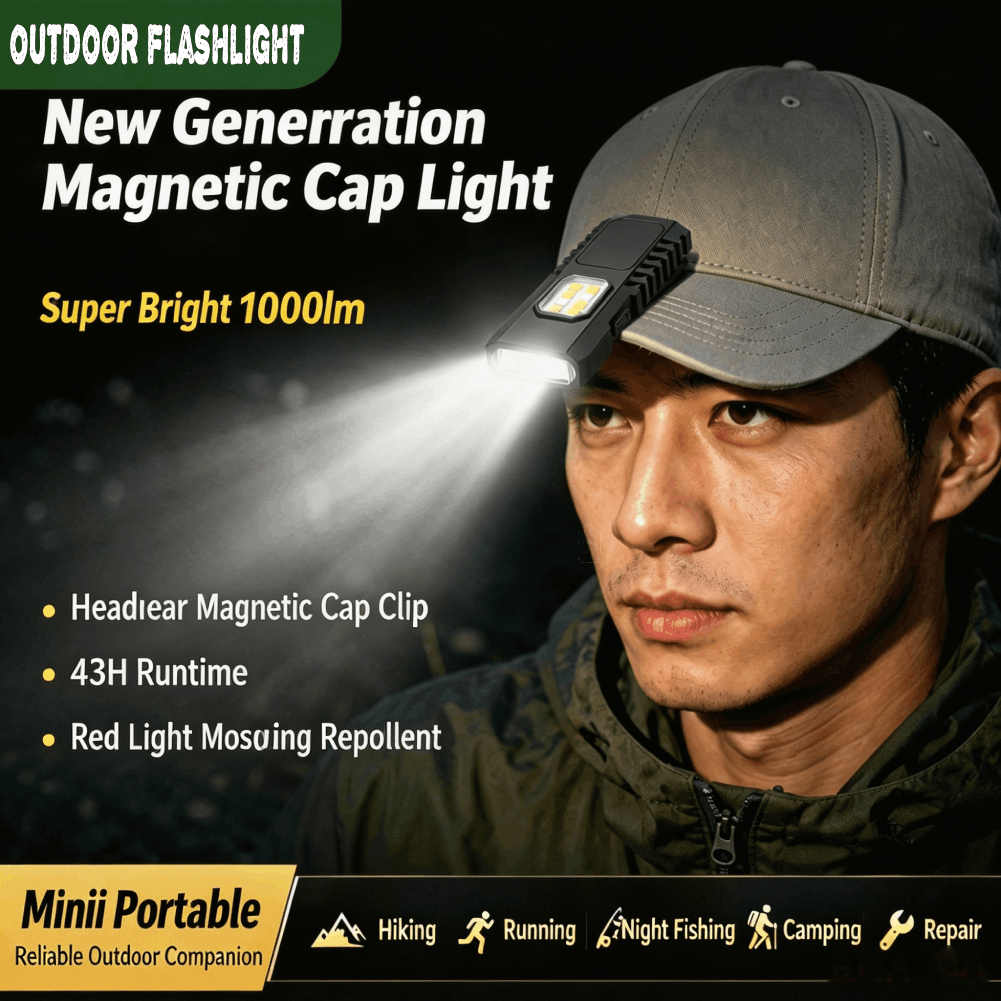 Outdoor Camping Glamping - Multifunctional USB Rechargeable Keychain Flashlight Mini