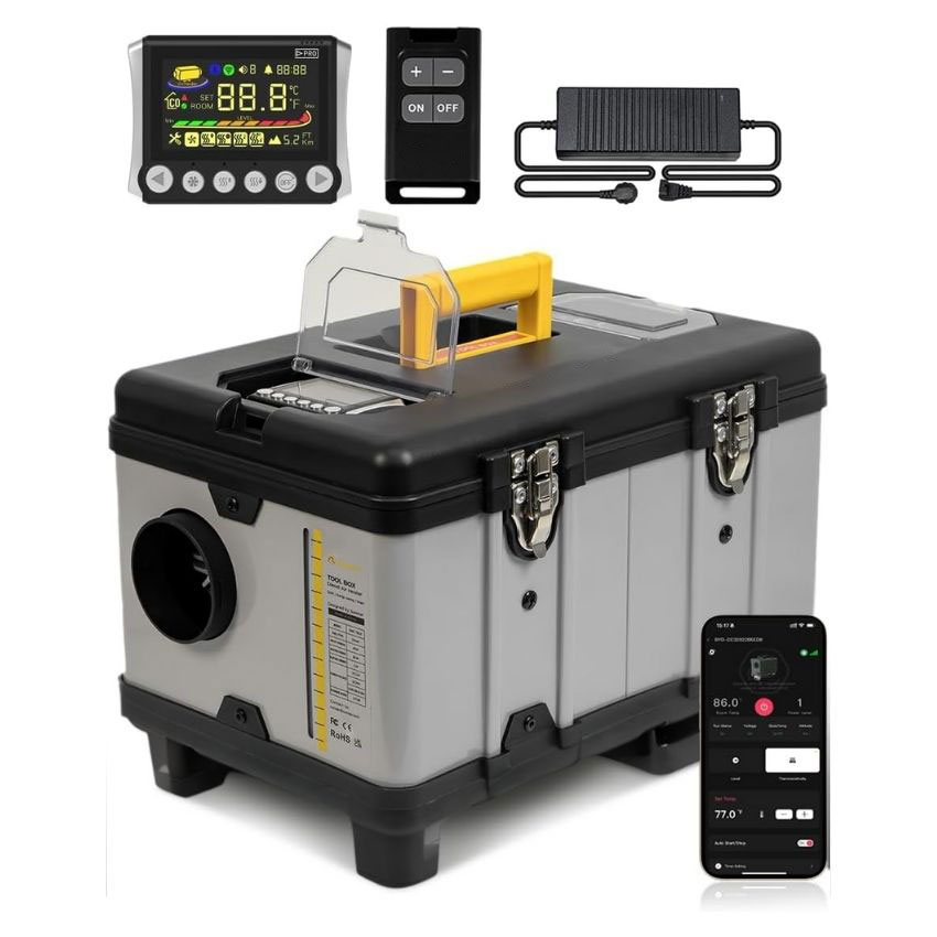 Outdoor Camping Heater - All In One 12V/24V 5KW Outdoor