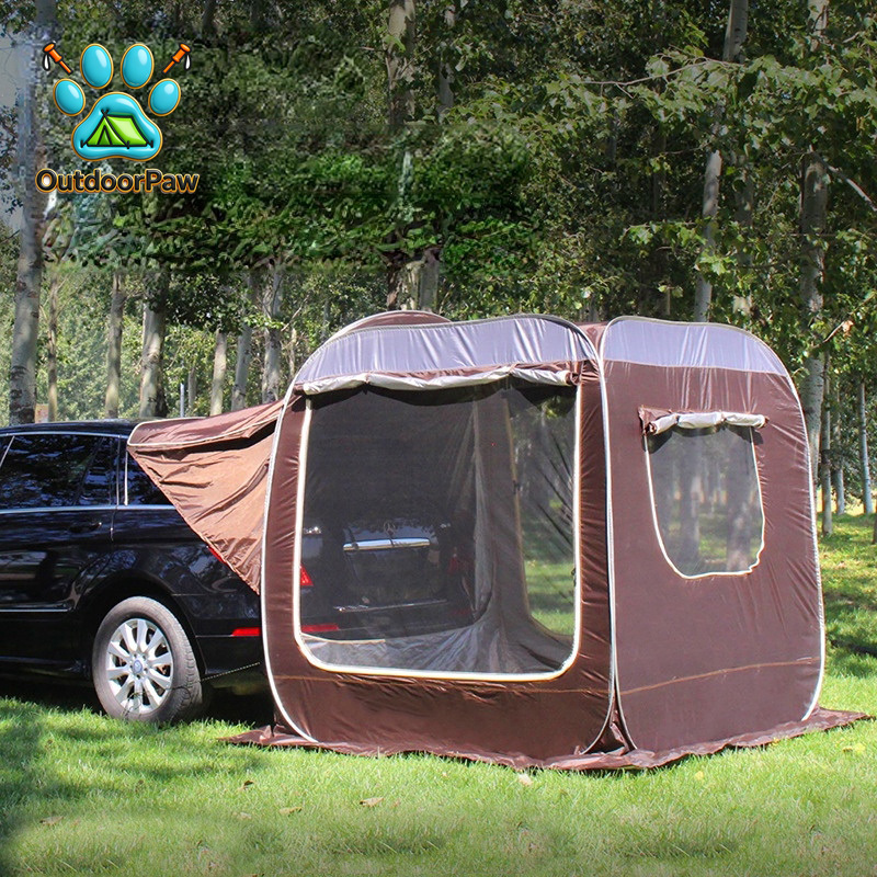 Outdoor Camping Canopy - Car Rear Extended Tent Automatic 3-4