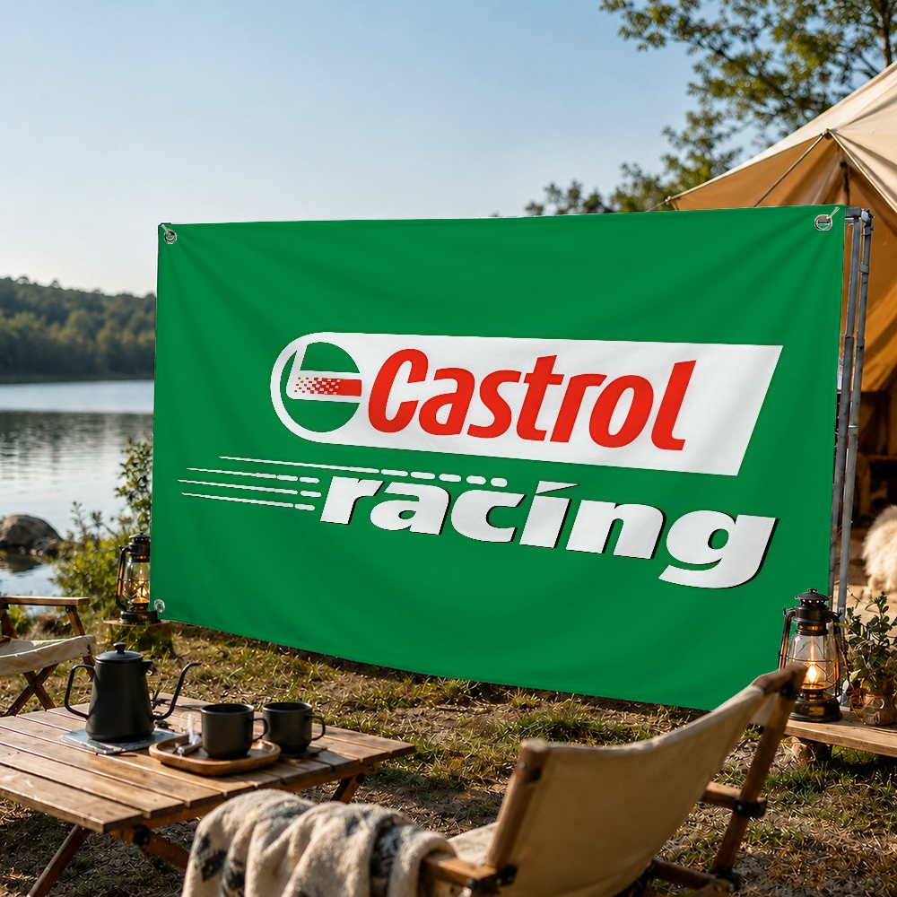 C-Castrol Moto Oil Brand Flag  - огляд і ціна Outdoor Camping Brands