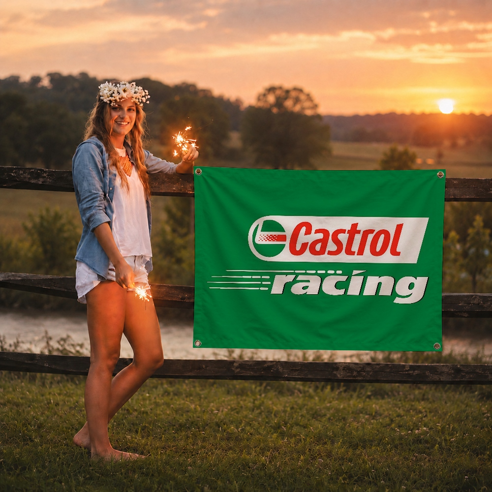 C-Castrol Moto Oil Brand Flag  - огляд і ціна Outdoor Camping Brands