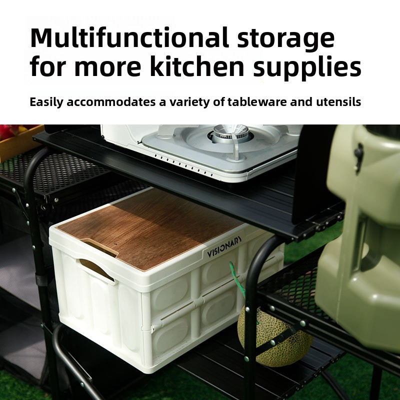 Multifunctional Outdoor Mobile - огляд і ціна Outdoor Camping Table With Storage
