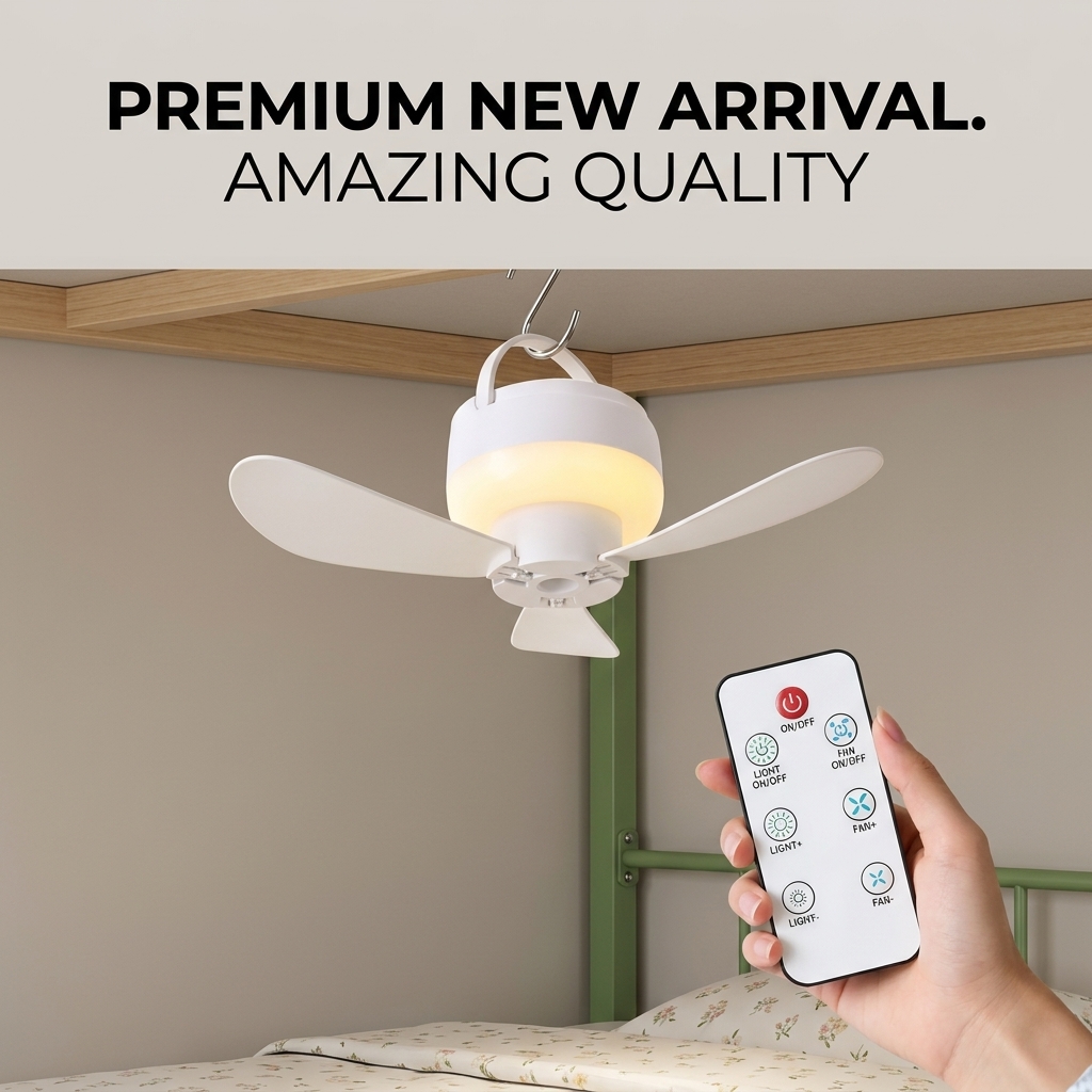 Small Ceiling Fan Portable USB - огляд і ціна Outdoor Camping Cot