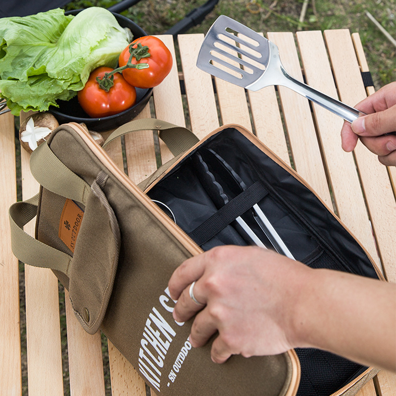 8pcs Camping Kitchen Cookware  - огляд і ціна Outdoor Camping Utensils