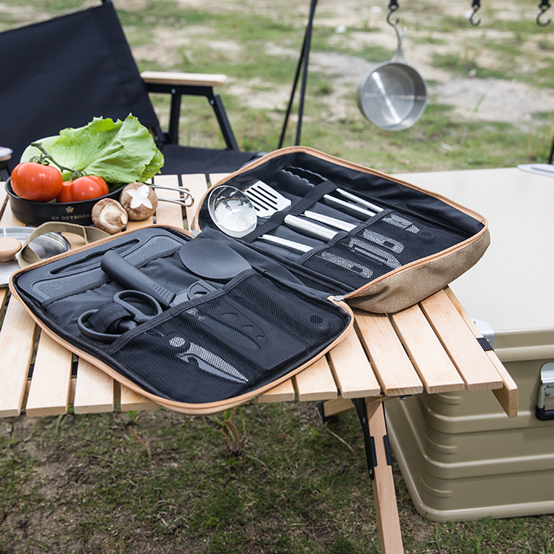 8pcs Camping Kitchen Cookware  - огляд і ціна Outdoor Camping Utensils