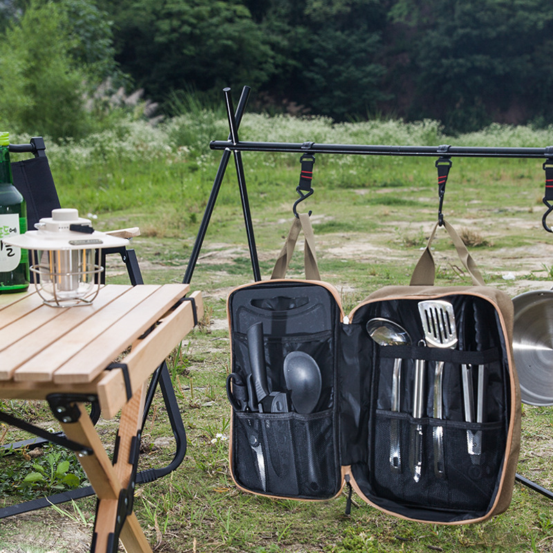 8pcs Camping Kitchen Cookware  - огляд і ціна Outdoor Camping Utensils