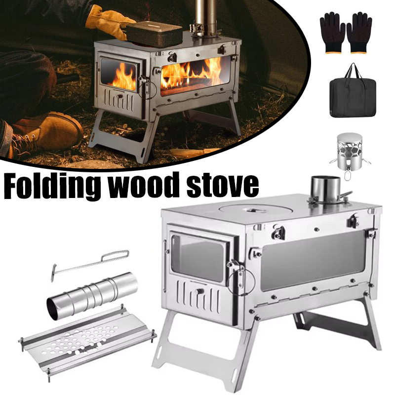 430 Stainless Steel Portable T - огляд і ціна Outdoor Camping Fire Pit