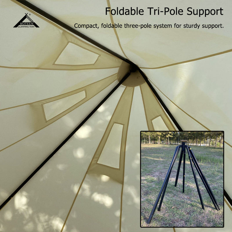 Outdoor Cotton Bell Tent No Ce - огляд і ціна Outdoor Yurt Camping
