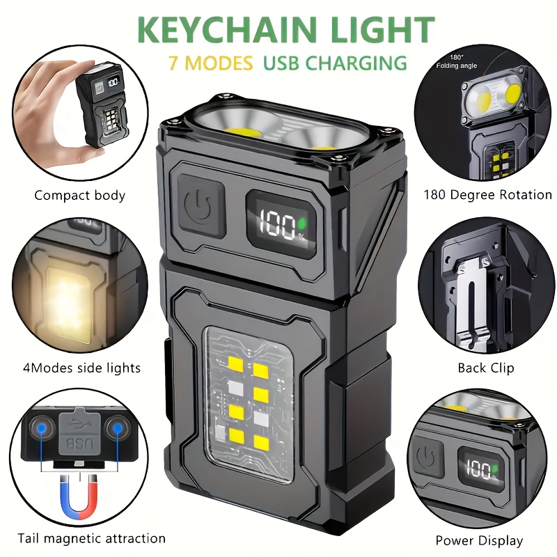 Mini Rechargeable LED Pocket F - огляд і ціна Outdoor Camping Glamping