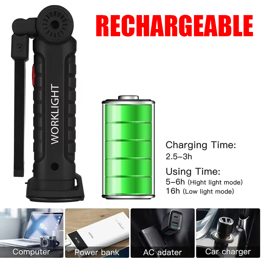 Portable LED Flashlight with M - огляд і ціна Outdoor Camping Glamping