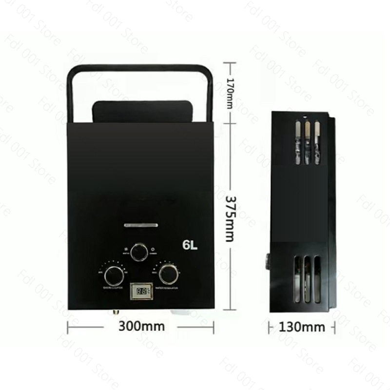 6L Portable Tankless Gas Water - огляд і ціна Outdoor Camping Heater