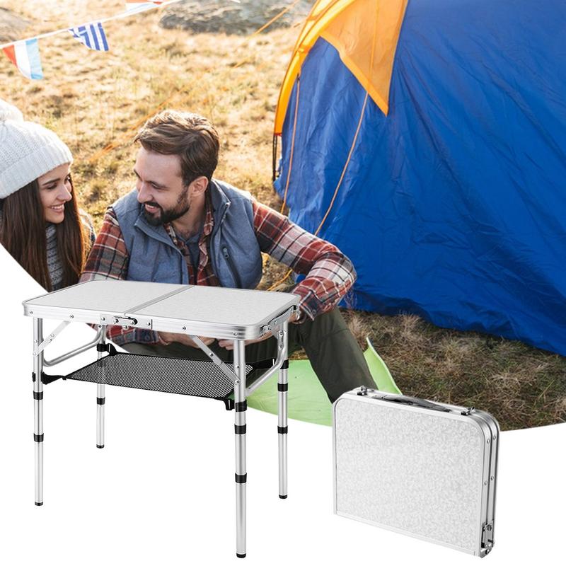 Camping Table Foldable Outdoor - огляд і ціна Outdoor Camping Table With Storage