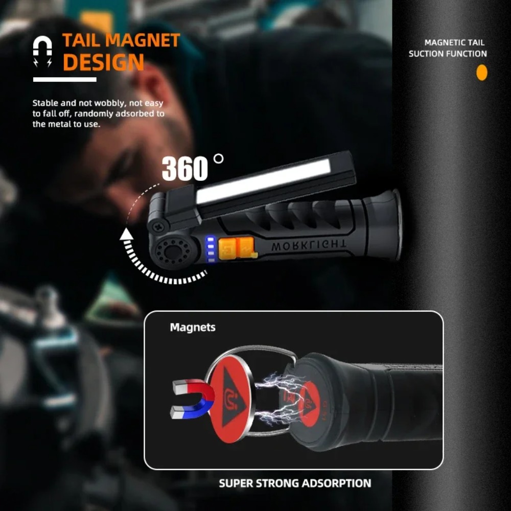 Portable COB LED Flashlight US - огляд і ціна Outdoor Camping Glamping
