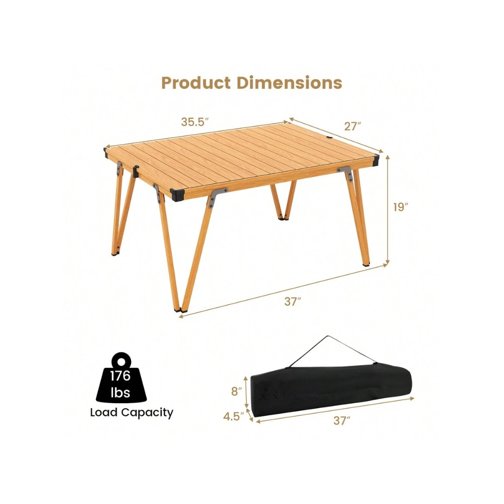 Folding Camping Table with Sto - огляд і ціна Outdoor Camping Table With Storage