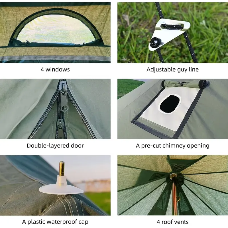 4M Outdoor Camping Large Glamp - огляд і ціна Outdoor Yurt Camping