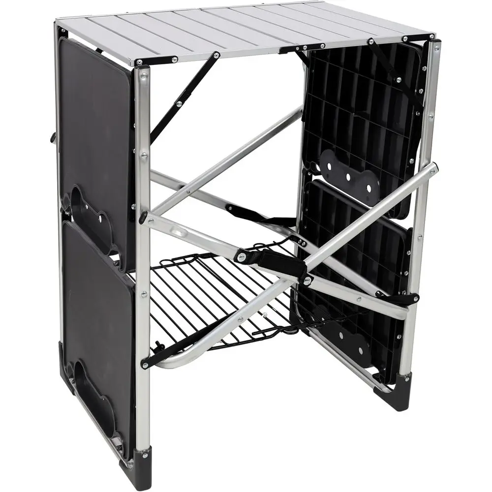 Portable Outdoor Kitchen Table - огляд і ціна Outdoor Camping Table With Storage