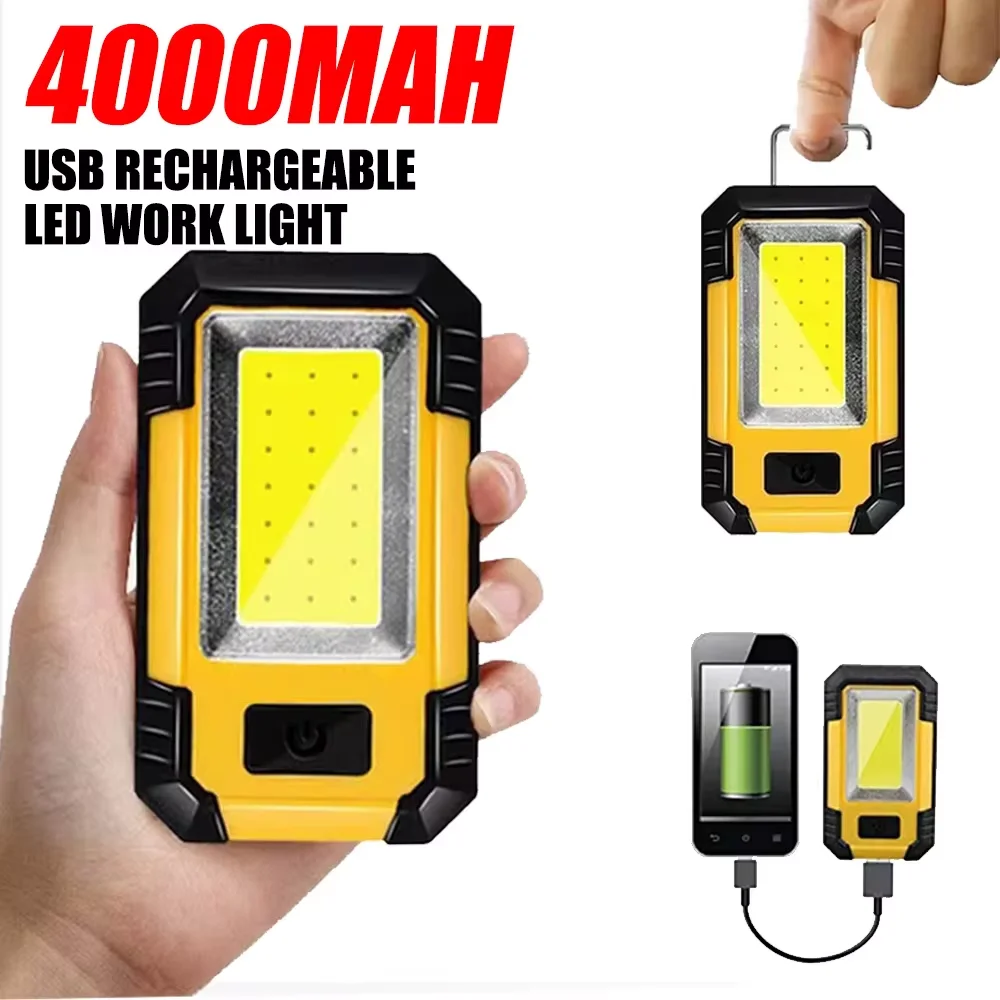 Rechargeable 4000MaH Work Ligh - огляд і ціна Outdoor Camping Glamping