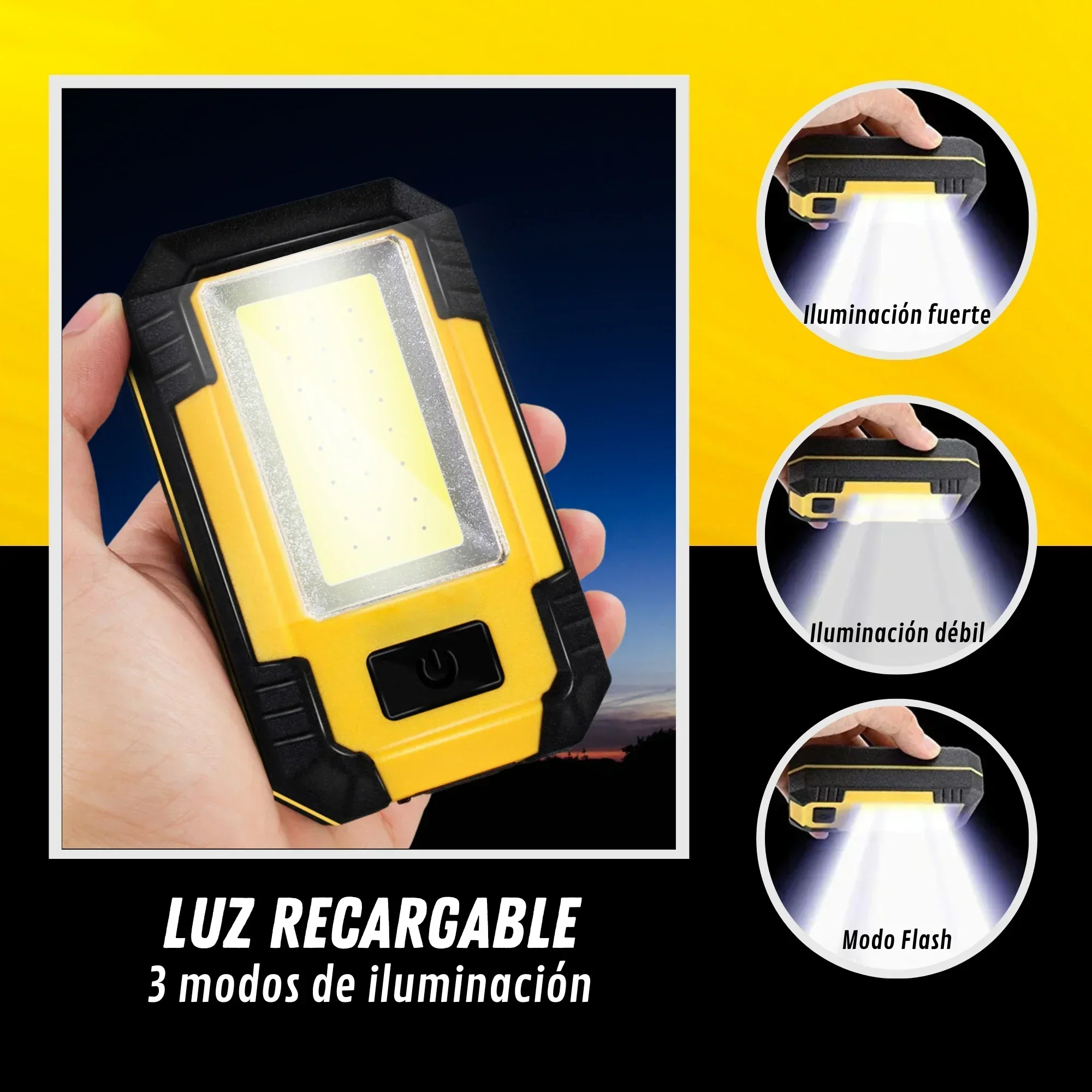Rechargeable 4000MaH Work Ligh - огляд і ціна Outdoor Camping Glamping