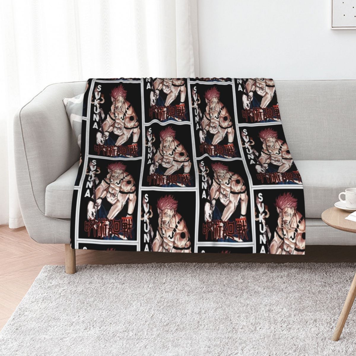 Sukuna , Anime Throw Blanket O - огляд і ціна Outdoor Camping Anime