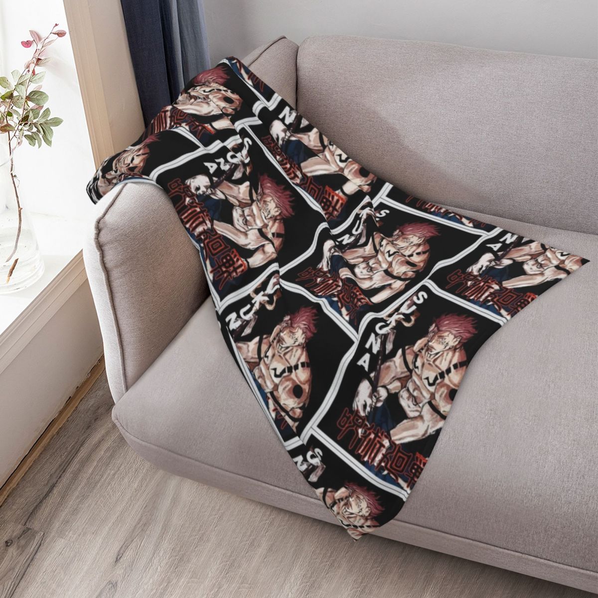 Sukuna , Anime Throw Blanket O - огляд і ціна Outdoor Camping Anime