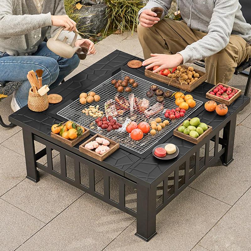 Camping Firewood Stove Square  - огляд і ціна Outdoor Camping Fire Pit