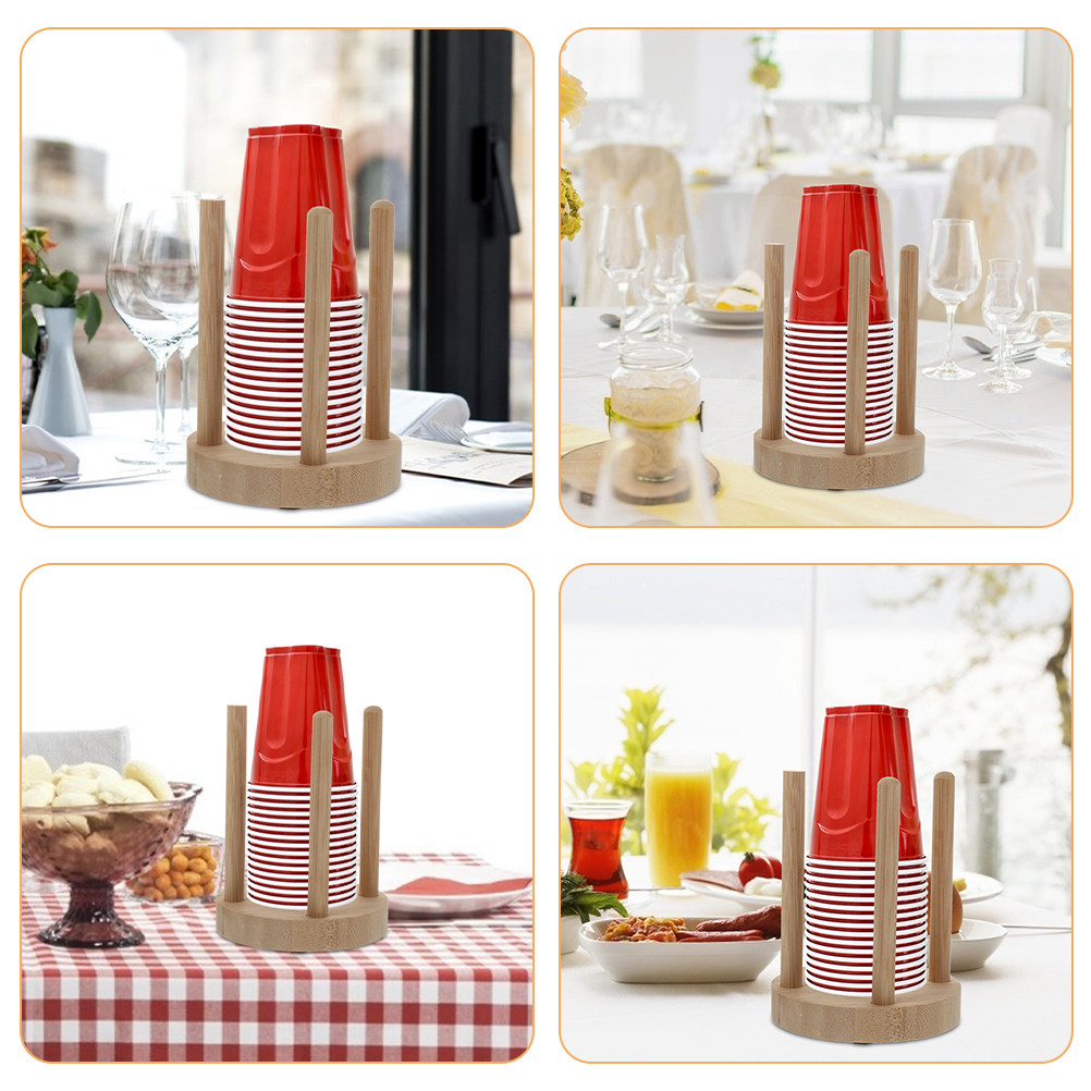 Compact Wooden Cup Holder for  - огляд і ціна Outdoor Camping Stores