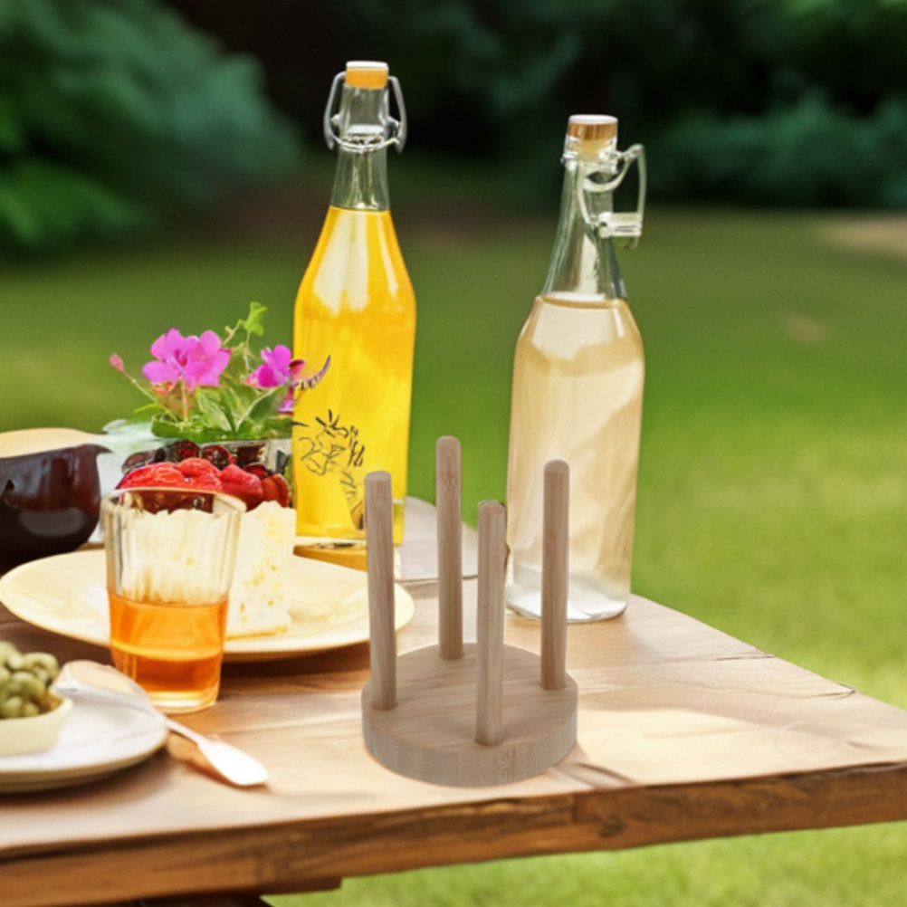 Compact Wooden Cup Holder for  - огляд і ціна Outdoor Camping Stores