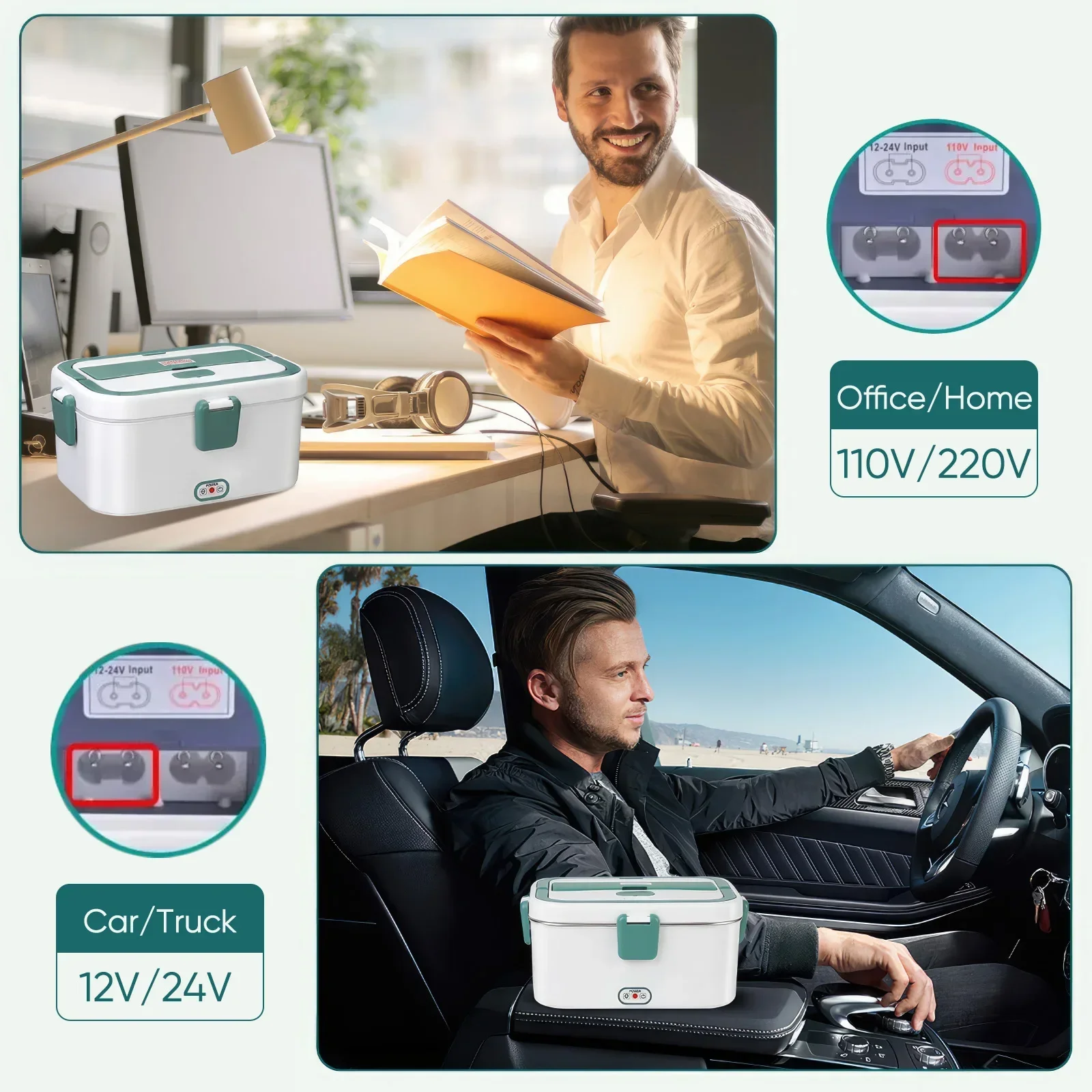 Electric Lunch Box Food Warmer - огляд і ціна Outdoor Camping Heater