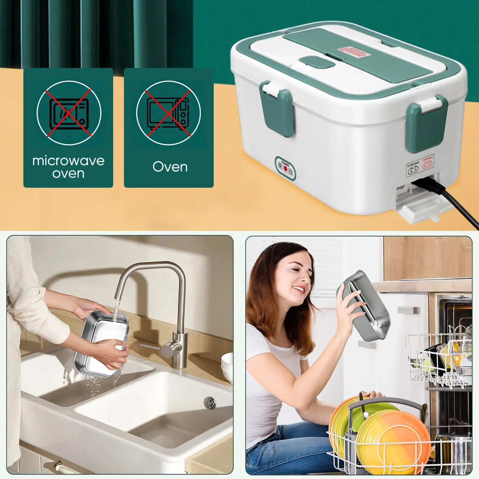 Electric Lunch Box Food Warmer - огляд і ціна Outdoor Camping Heater