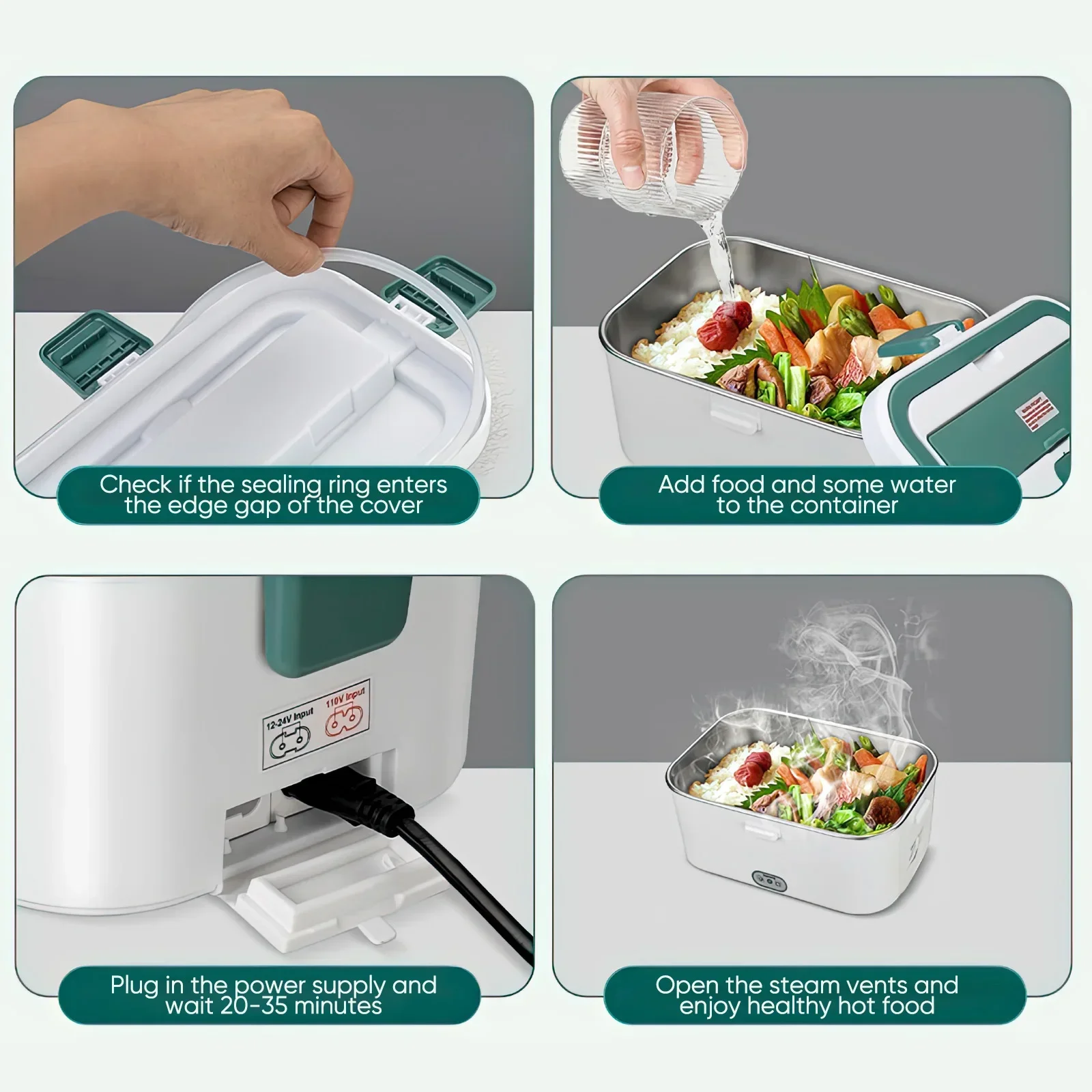 Electric Lunch Box Food Warmer - огляд і ціна Outdoor Camping Heater