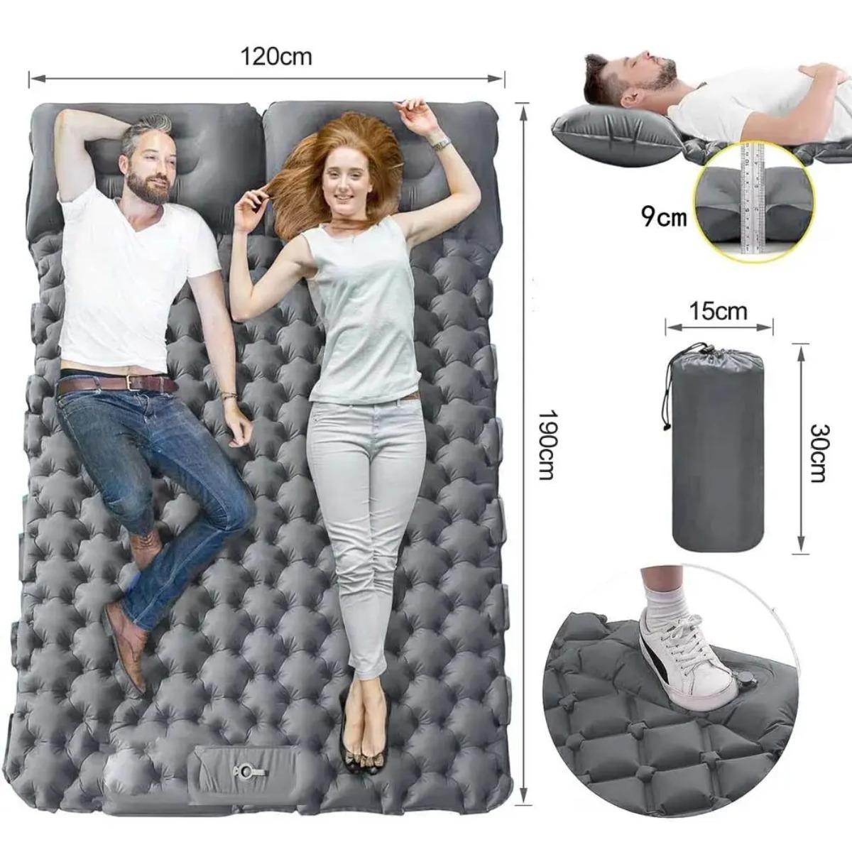Single & Double Inflatable Air - огляд і ціна Outdoor Camping Cot