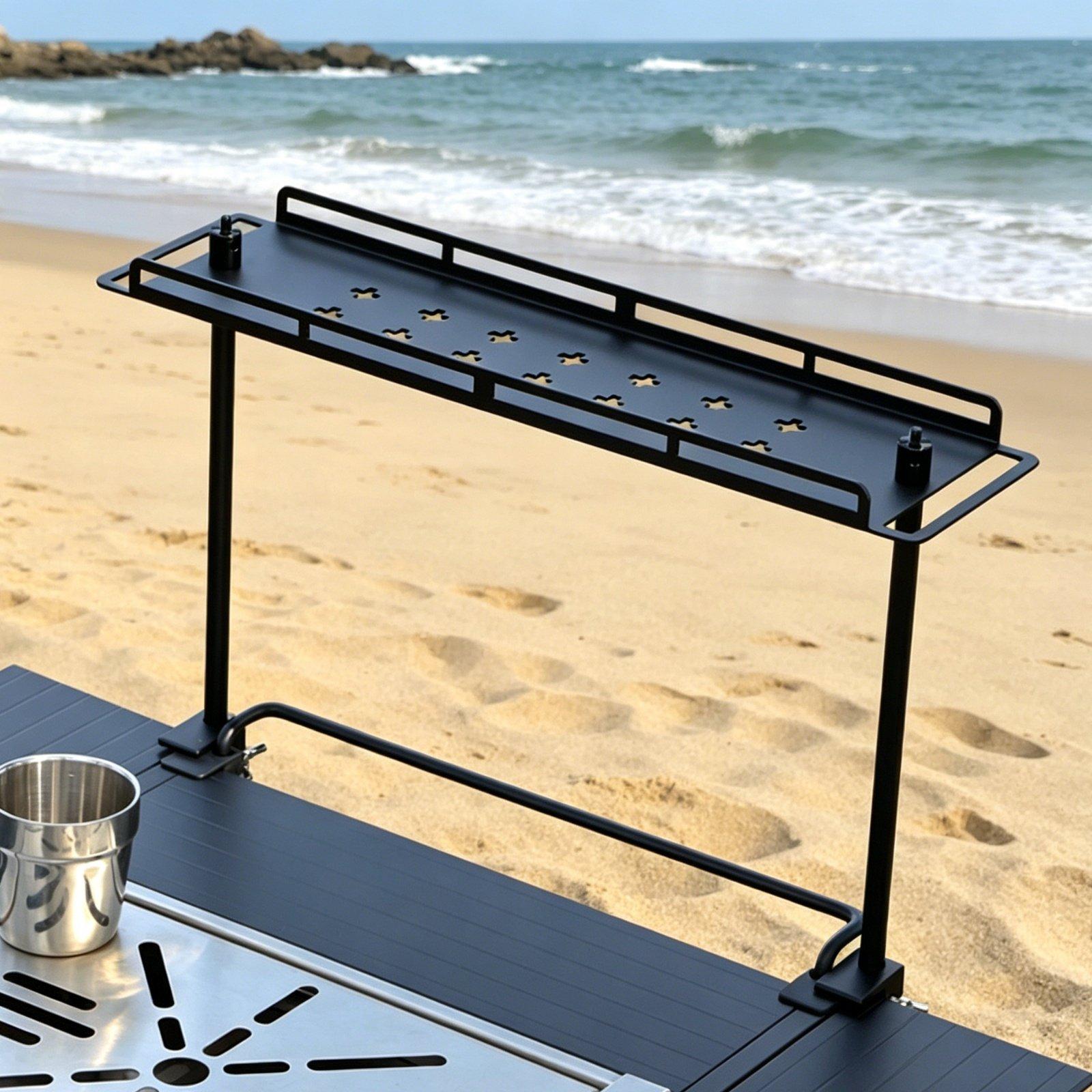 Outdoor Storage Rack Lightweig - огляд і ціна Outdoor Camping Table With Storage