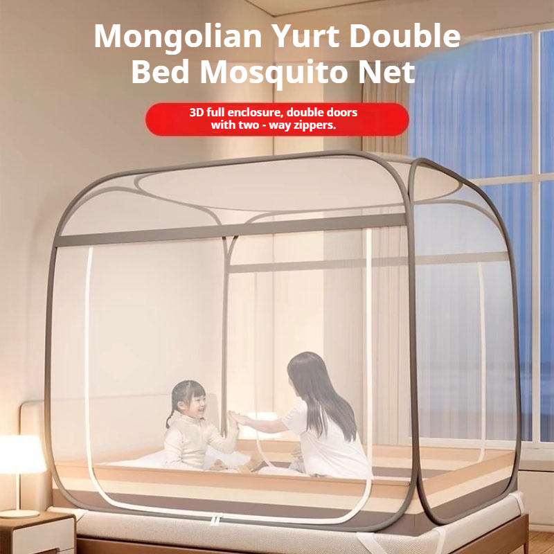 Mongolian Yurt Double Bed Mosq - огляд і ціна Outdoor Yurt Camping