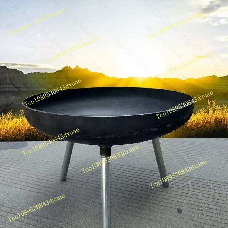 80cm Large Cast Iron Fire Pit  - огляд і ціна Outdoor Camping Fire Pit