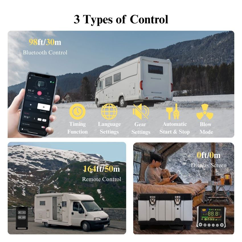 All In One 12V/24V 5KW Outdoor - огляд і ціна Outdoor Camping Heater
