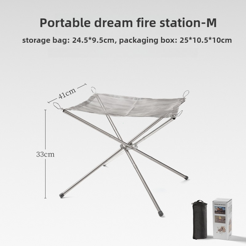 Portable Fire Pit Durable Outd - огляд і ціна Outdoor Camping Fire Pit