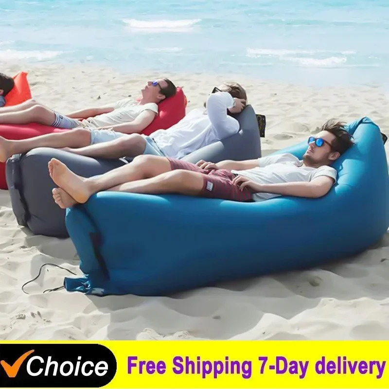 Outdoor Portable Inflatable So - огляд і ціна Outdoor Camping Cot