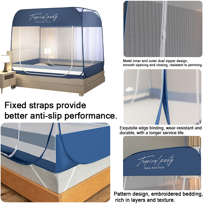 Mosquito Net Bed,Portable Pop  - огляд і ціна Outdoor Yurt Camping