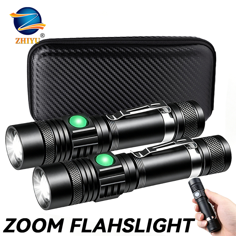 T6 LED Rechargeable Flashlight - огляд і ціна Outdoor Camping Glamping