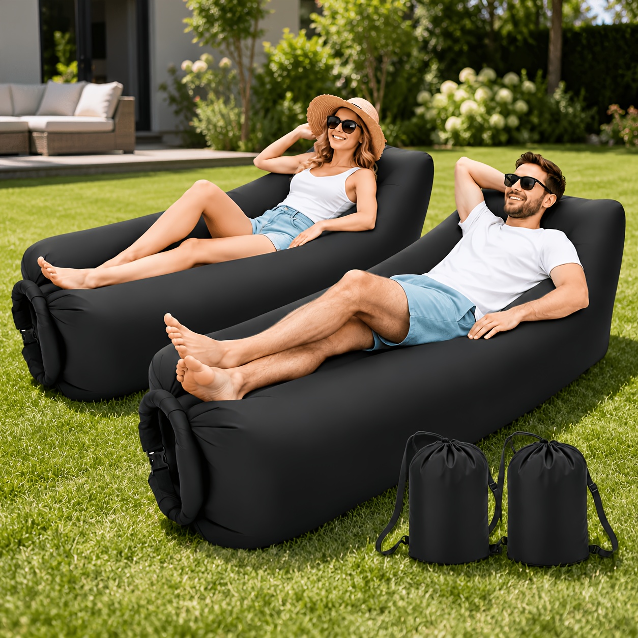Inflatable 4-in-1 Sofa Set – P - огляд і ціна Outdoor Camping Couch