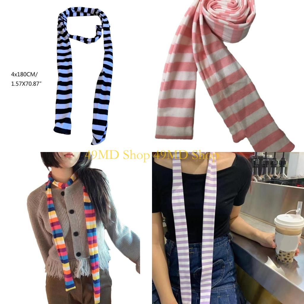 49MD Stripe Pattern Scarf for  - огляд і ціна Outdoor Camping Shop