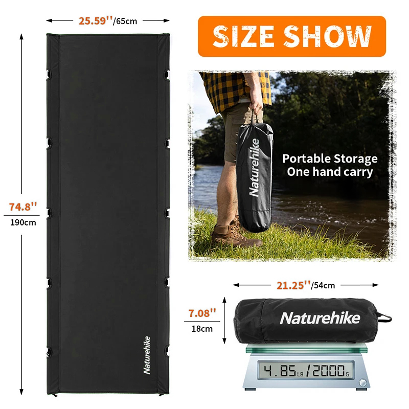Naturehike XJC05 Camping Foldi - огляд і ціна Outdoor Camping Cot