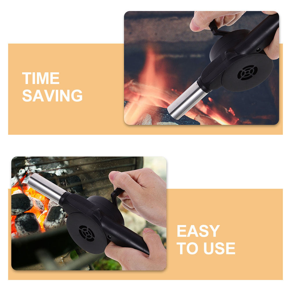Manual Blower Black Hand Crank - огляд і ціна Outdoor Camping Fire Pit